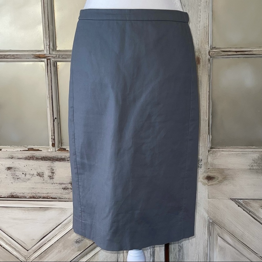 J. Crew gray pencil skirt size 0